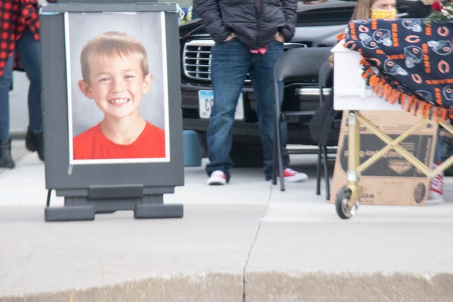 A photo of Charlie Brewer during the visitation on Saturday, Nov. 21 in Woodward.