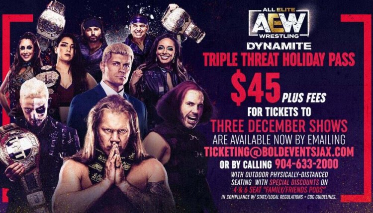 AEW Announces Triple Threat Holiday Pass For Dynamite On Dec