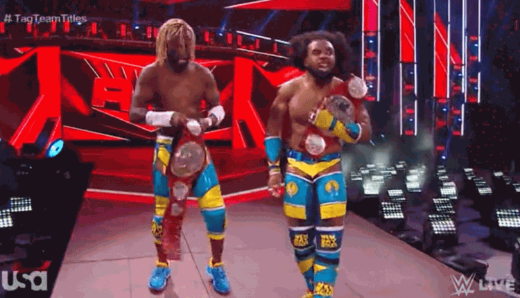 New Day retains WWE Raw Tag Team Titles against The Hurt Business