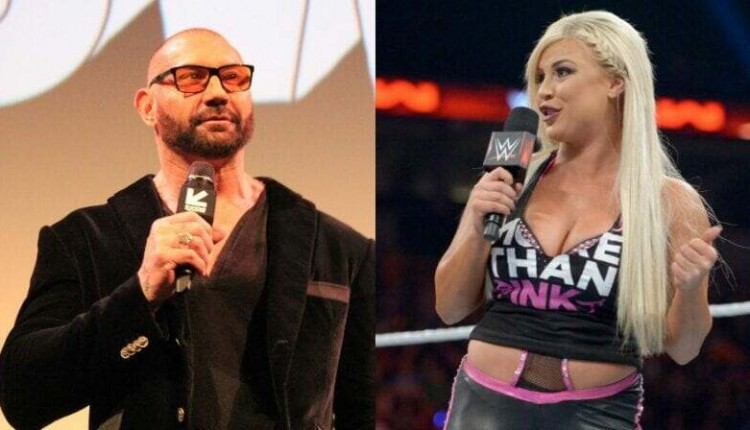 WWE star Dana Brooke provides an update on her relationship with Dave Bautista