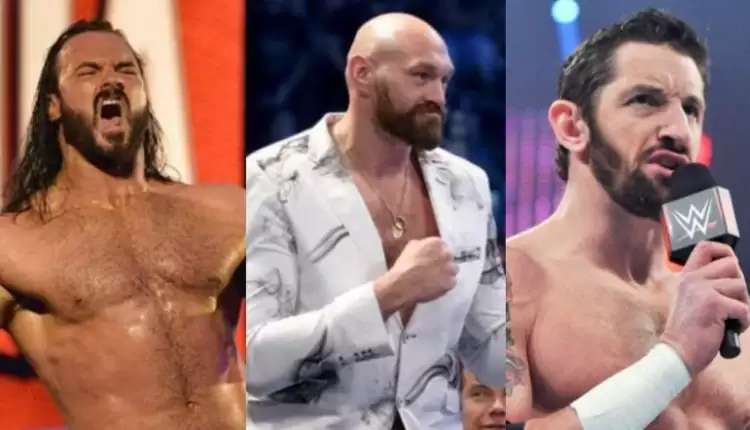 Drew McIntyre continues to tease possible matches with Tyson Fury and Wade Barrett