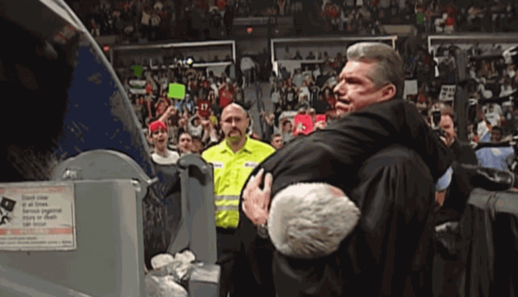 Eric Bischoff says it was his idea to get thrown in back of a garbage truck when he finished with WWE in 2005