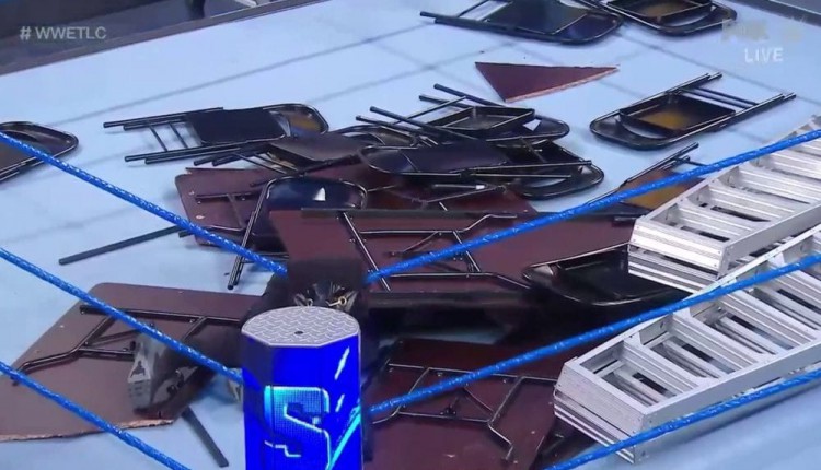 Kevin Owens literally buried by Roman Reigns on WWE Friday Night SmackDown