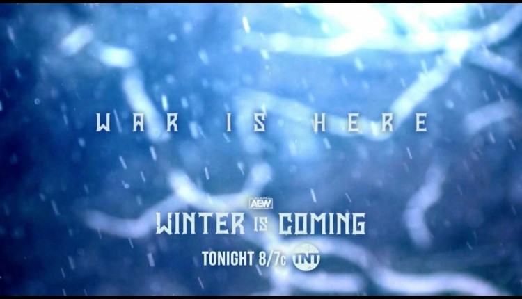 Photos: AEW Dynamite "Winter Is Coming" Set For Tonight, Heater Brought In For The Crew