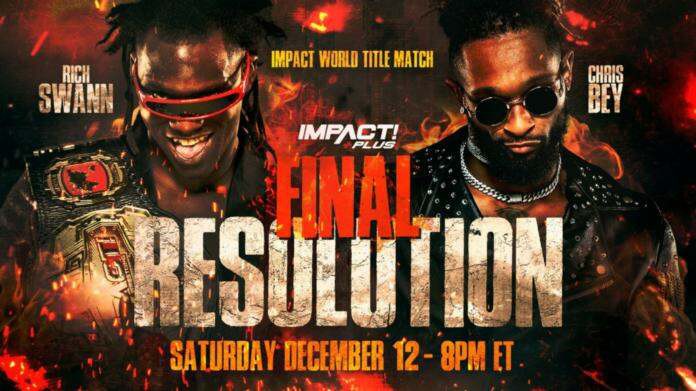 Rich Swann To Defend World Championship At Impact's "Final Resolution" Event