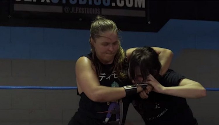 WATCH: Ronda Rousey releases training footage with Roddy Piper's daughter