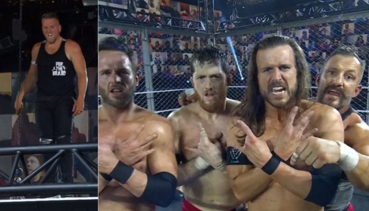WWE NXT TakeOver: WarGames: Pat McAfee dove off top of the cage during insane main event