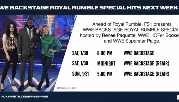 WWE Backstage to air on FS1 during Royal Rumble Weekend