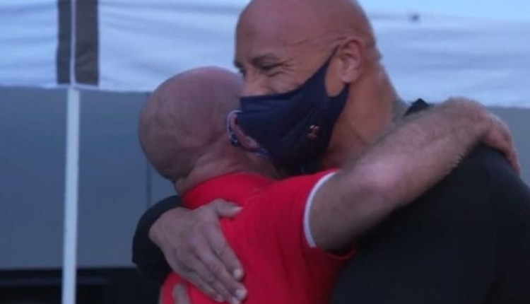 "The Rock" gifts a new truck to long-time WWE employee Harvey Wippleman