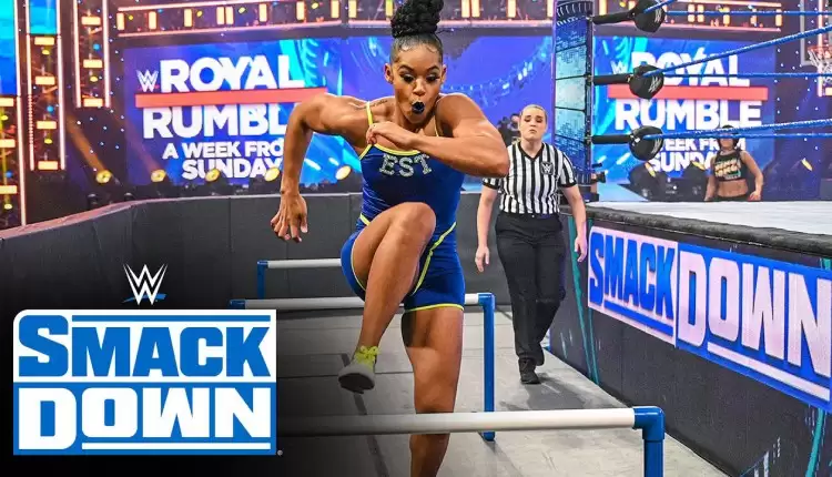 WWE SmackDown Highlights: IC Title Match, Bayley’s obstacle course