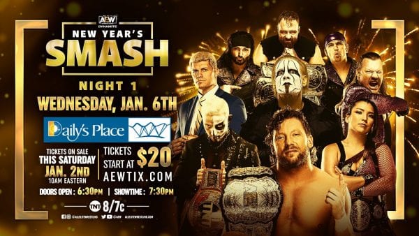 Watch AEW New Year Smash 2021 Day 2 1/13/2021 Full Show Online Free