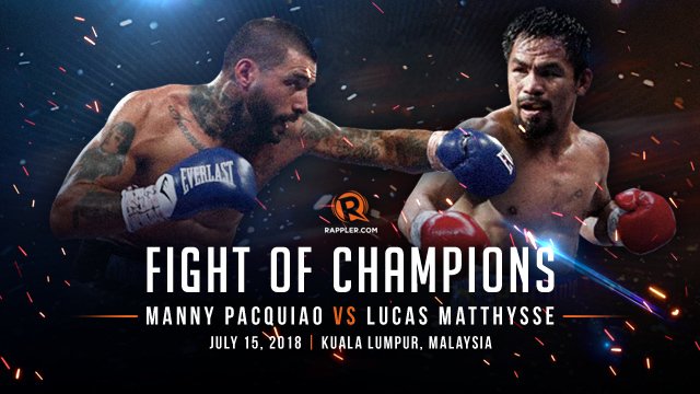 Watch Manny Pacquiao vs Lucas Matthysse Full Fight 7/15/2018 Full Show Online Free
