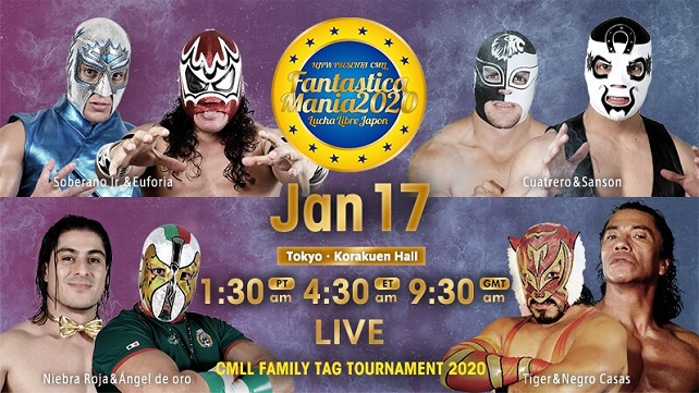 Watch NJPW CMLL Fantastica Mania 1/17/2020 Full Show Online Free
