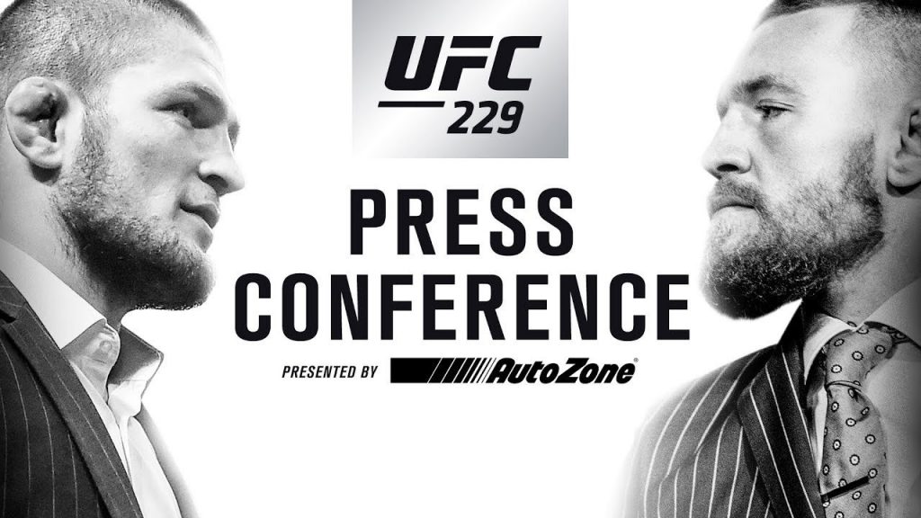 Watch UFC 229 Press Conference: Khabib vs McGregor 9/21/2018 Full Show Online Free