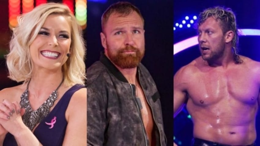 Renee Paquett responds to Jon Moxley in Barbed Wire Match