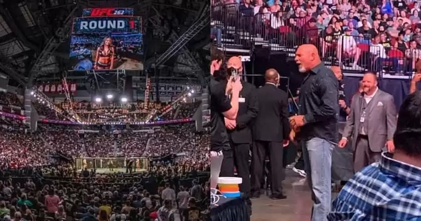 Bill Goldberg appears at last night