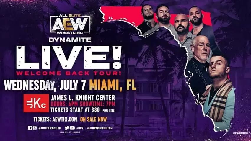 AEW announces additional tickets have been released for July 7 Dynamite