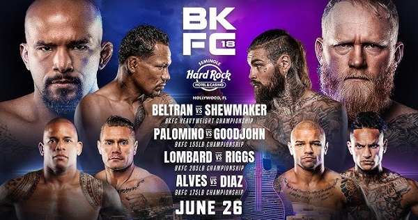 Watch BKFC 18: Beltran vs. Shewmaker 6/26/2021 Full Show Online Free