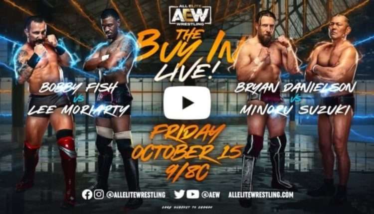 AEW The Buy In Pre-Show on YouTube; special live episode of Rampage tonight on TNT -