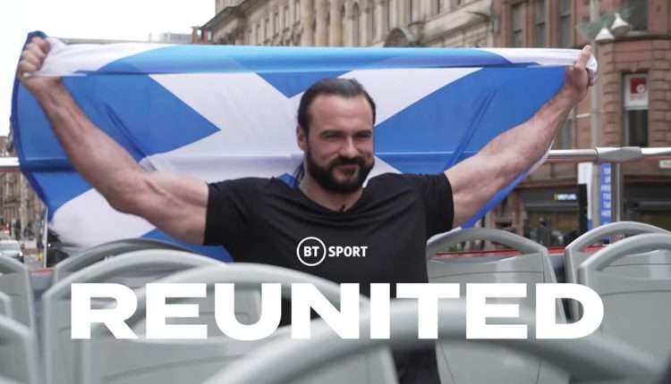 Drew McIntyre reunites with his family for the first time in two years