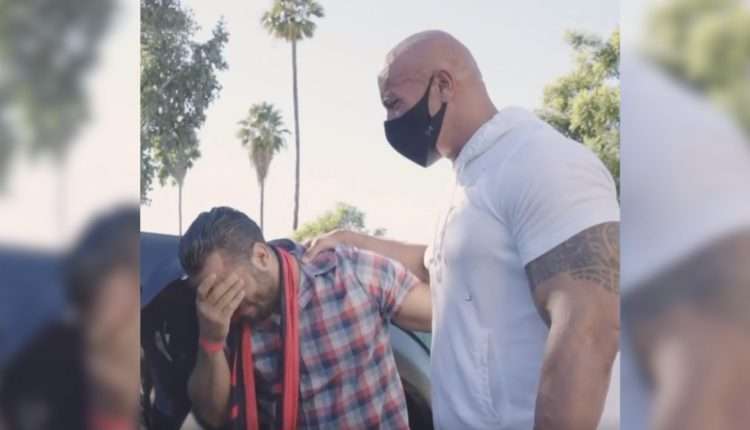 Dwayne Johnson surprises US Navy Veteran with a Ford pick-up truck