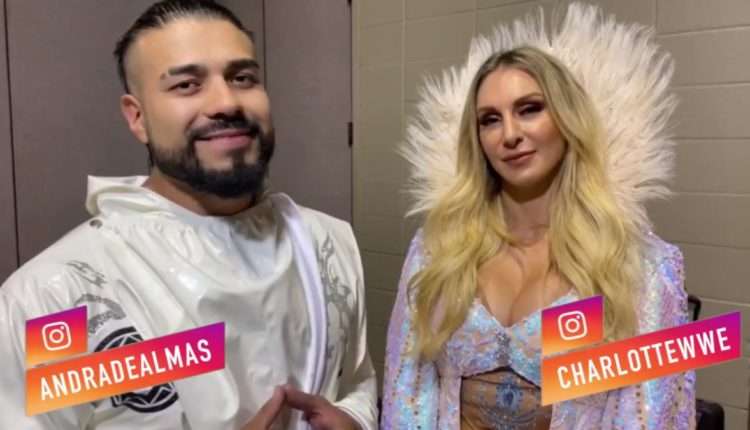 Andrade El calls report that he and Charlotte Flair split "Fake News"