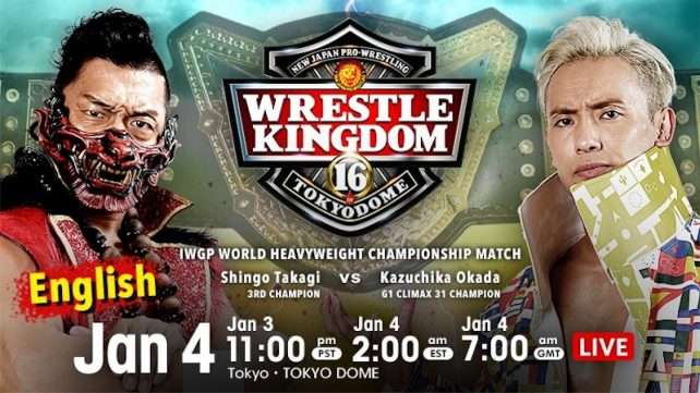 Watch NJPW Wrestle Kingdom 16 PPV 1/4/2022 Night One Full Show Online Free