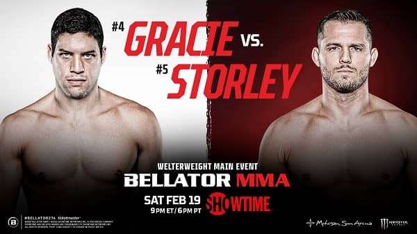 Watch Bellator 274: Gracie vs. Storley 2/19/2022 Full Show Online Free