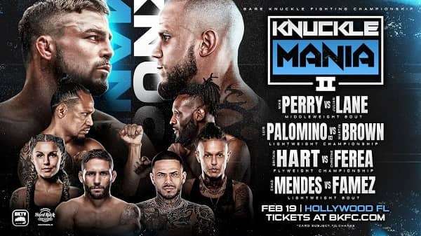 Watch BKFC Knucklemania 2: Perry vs. Lane 2/19/2022 Full Show Online Free