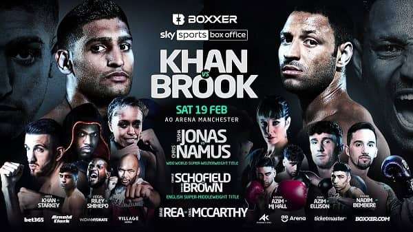 Watch Boxing: Amir Khan vs. Kell Brook 2/19/2022 PPV Full Show Online Free