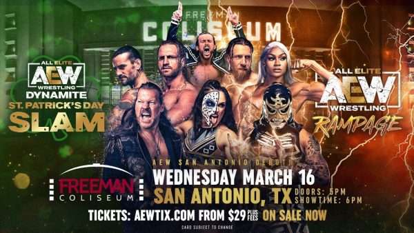 Watch AEW Dynamite St. Patrick’s Day Slam 3/16/2022 Full Show Online Free