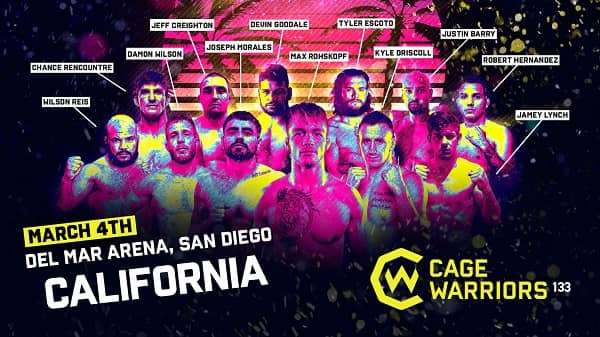 Watch CW 133: Cage Warriors 133 3/4/2022 Full Show Online Free
