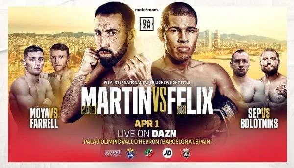 Watch Matchroom Boxing: Martin vs. Felix 4/1/2022 Full Show Online Free