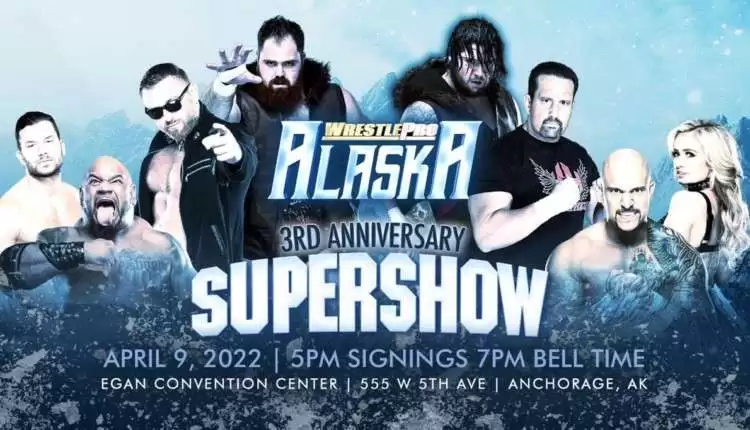 Watch WrestlePro Alaska 3rd Anniversary Supershow 4/9/2022 Full Show Online Free