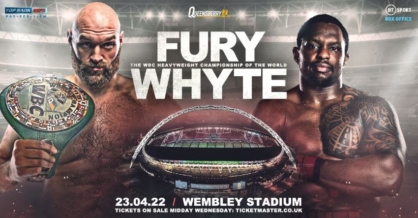 Watch Boxing Tyson Fury Vs Dillian Whyte 4/23/2021 Full Show Online Free