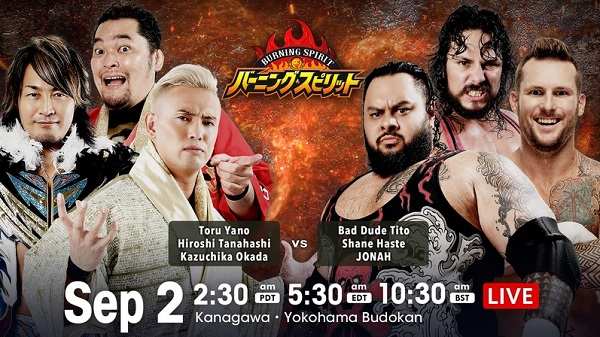 Watch NJPW Burning Spirit 2022 9/2/2022 Full Show Online Free