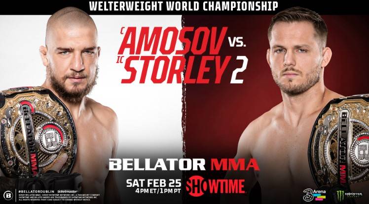 Watch Bellator MMA 291: Amosov vs. Storley II 2 2023 2/25/23 Full Show Online Free