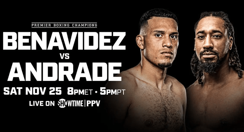 Watch David Benavidez vs. Demetrius Andrade 2023 11/25/23 Full Show Online Free