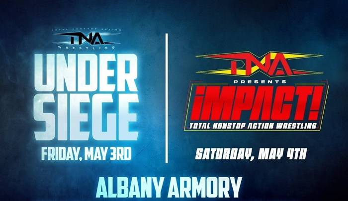 TNA is back in Albany for Under Siege 2024! Join us for the post-PPV iMPACT taping!