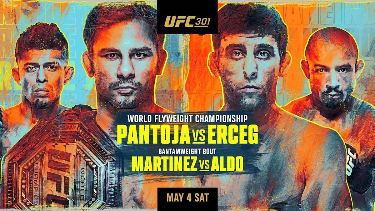 UFC 301 – Alexandre Pantoja vs. Steve Erceg – May 4, 2024 Full Show Online Free