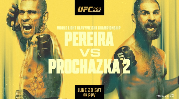 Watch UFC 303: Pereira vs. Prochazka 2 2024 6/29/24 Full Show Online Free