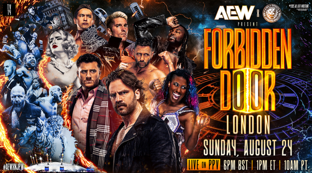 Watch AEW x NJPW: Forbidden Door 2025 8/24/25 Full Show Online Free