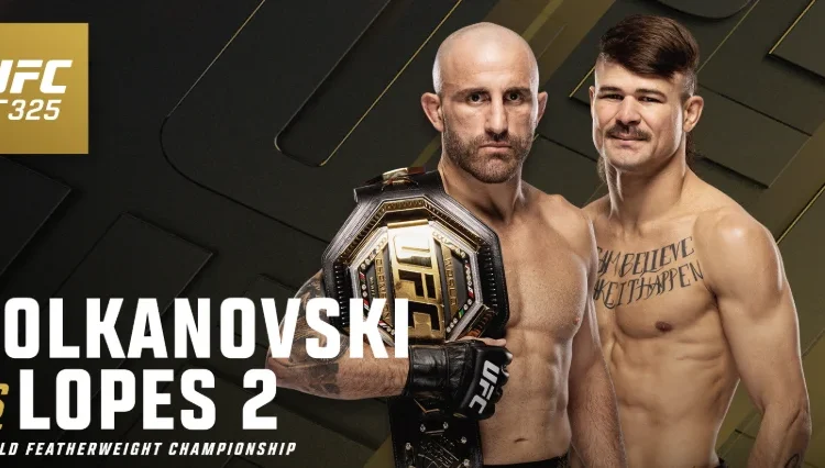 UFC 325 Alexander Volkanovski vs. Diego Lopes 2 Full Fight Replay Full Show Online Free